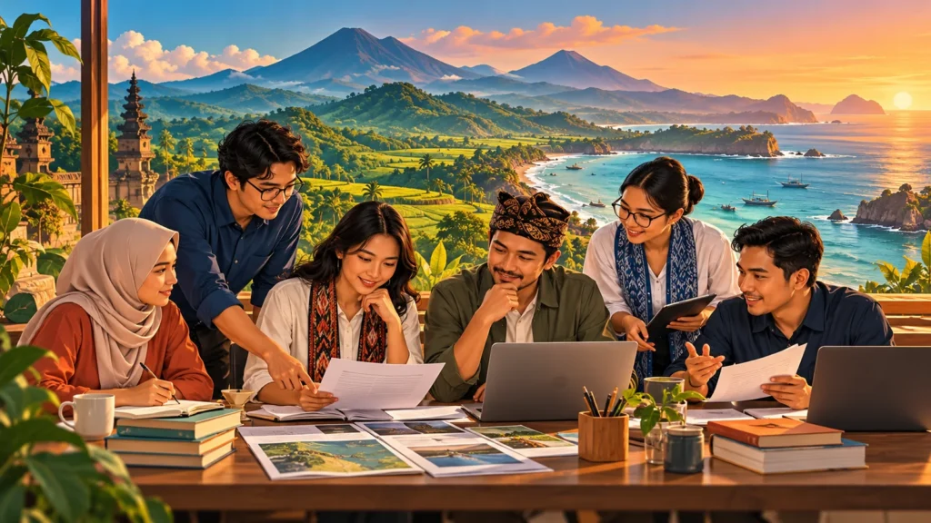 Ilustrasi tim editorial Apotek BPJS Banyuwangi meneliti sumber informasi